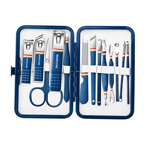 Ensemble de manucure et pédicure portable en acier inoxydable, kit de soin des ongles 6 pièces avec étui pour hommes, femmes, personnes âgées - Product Image 4