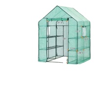 Rumah Kaca Portabel Ramah Lingkungan Modern dari Plastik PE PVC untuk Luar Ruangan, Desain Multi-Lapisan, Mudah Dirakit, Jaminan Kualitas
