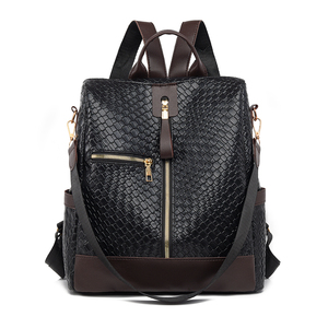 <span class=keywords><strong>Sac</strong></span> <span class=keywords><strong>à</strong></span> main <span class=keywords><strong>à</strong></span> bandoulière <span class=keywords><strong>convertible</strong></span> de grande capacité pour femmes <span class=keywords><strong>sac</strong></span> <span class=keywords><strong>à</strong></span> <span class=keywords><strong>dos</strong></span> en cuir PU imperméable avec fermeture <span class=keywords><strong>à</strong></span> glissière Style <span class=keywords><strong>à</strong></span> la mode - Product Image 3