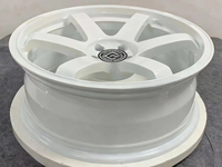 Nuevo Rin de Aleación de Aluminio de 15-26 Pulgadas, Blanco, Completamente Pintado, PCD5x114.3, Fresado Fino, para Autos de Pasajeros