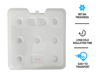 Brique de refroidissement écologique fiable PCM HDPE changement de Phase matériel réutilisable de qualité alimentaire plaque eutectique longue durée non