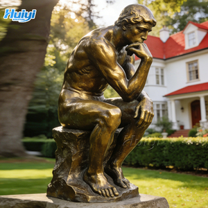 Escultura Moderna de Bronce Fundido para Exteriores, Figura Artística de Rodin, Color Personalizado, Tallado Muy Detallado, Marca HUIYI, Fábrica Directa - Product Image 2