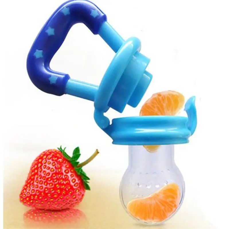 BPA 무료 이동 휴대용 3 메쉬 S M L 크기 실리콘 아기 음식 신선한 과일 피더 젖꼭지