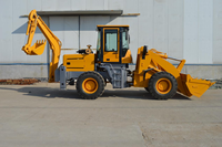 Backhoe Loader Diesel 6.5 Ton 4x4, Sasis Bertulang Kuat dengan Pompa Kawasaki untuk Konstruksi Jalan