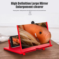 Popular Universal 10/12 Inch 3D HD Video Display Enlarged Cell Phone Holder Bracket Desktop Stand Mobile Phone Screen Magnifier