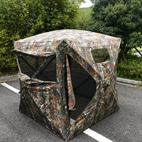 Tente de camouflage extérieure personnalisable à 270/360 degrés, transparente, pour la chasse, abri de tir pop-up, tente de chasse au canard