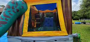 Castillo Inflable con Tobogán y Área de Saltos con Temática de Dinosaurios Jurásicos 2026, Casa de Brinco Inflable para Alquilar - Product Image 6