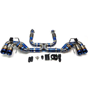 Pour Corvette C8 Stingray <span class=keywords><strong>Htc</strong></span> Z06 Z51 Performance d'échappement tuyaux d'échappement droits système Catback accessoires de voiture d'échappement en titane - Product Image 1