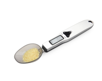Báscula Digital Portátil Hengte para Cocina, Cuchara Medidora Electrónica con Espátula, Capacidad de 500g/0.1g