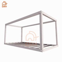 Maison préfabriquée en acier de 20 pieds, 30 pieds, 40 pieds, structure détachable, facile à assembler, prix d'usine DXH