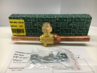 Raccords en cuivre C12200 Pièce de climatiseur Valve de charge de réfrigérant à bille