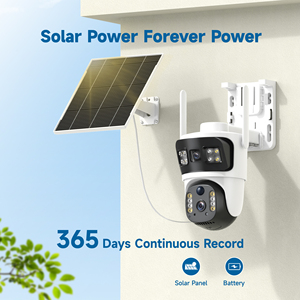 Macro video V380 năng lượng mặt trời hỗ trợ 4MP CMOS cảm biến âm thanh hai chiều vườn trang trại máy ảnh tầm nhìn ban đêm lưu trữ đám mây IP65 xem nhiều người dùng - Product Image 2