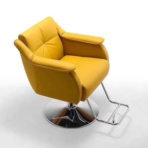 Sillón de Barbería Moderno y Minimalista, Mueble de Salón Tapizado, Silla de Peluquería con Base Redonda - Product Image 2