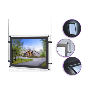 Supports de panneaux publicitaires lumineux en acrylique pour agences de voyage A2 A3 A4, à fixer au mur, pour la vente au détail - Product Image 1