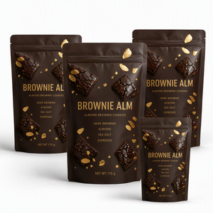 Sachet Doypack Personnalisé en <span class=keywords><strong>Chocolat</strong></span> au Lait et Cannelle, Mat, Refermable, Ziplock, Hermétique, pour Snacks, à Fond Stable - Product Image 1
