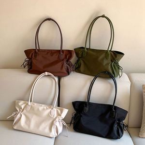 Sac fourre-tout tendance pour femmes en nylon, grande capacité, sac à bandoulière, sac de shopping - Product Image 1
