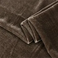 Tissu en velours de soie épais, couleurs variées, vente en gros directe d'usine, sans échantillon, pour vêtements de femme, homme, abaya musulmane, robe de soirée
