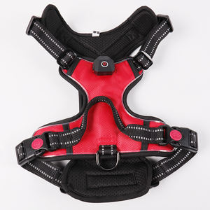 Okeypet pet 용품 custom LED 개 하네스 no pull 반사 충전식 빛난 형광 빛 업 pet 개 하네스 - Product Image 4