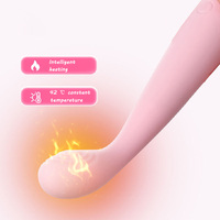 Groothandel Roze AV Wand Massager 10 Frequenties G-Spot Vibrator USB Aangedreven Vinger Clitoris Tepel Stimulator voor Vrouwen Dropshipping