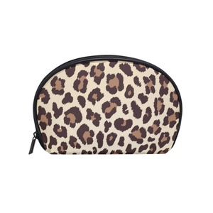 Private Label Custom Leopard Small Beauty <b>Makeup</b> Pouch Travel Cosmetic Bags for Women - Product Image 1
