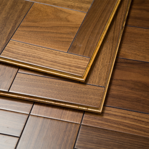 Parquet en noyer multicouche AVANTIMORA, surface 3D, bois naturel, silencieux, certifié CE, teinté, grade AB, 14 mm, 18 mm, pour sous-sol - Product Image 2
