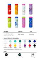 Bouteille isotherme YEKEA personnalisable avec logo, 17 oz, motif graffiti urbain, couvercle en acier inoxydable 304, impression graffiti vibrante, écologique, anti-fuite, vente en gros