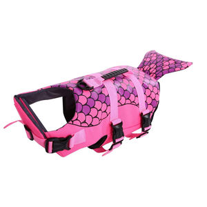 सबसे अधिक बिकने वाली पालतू फ्लोटेशन बनियान मछली के आकार के डिजाइन टिकाऊ समायोज्य कुत्तों को पूल समुद्र तट में सुरक्षित रखें - Product Image 6