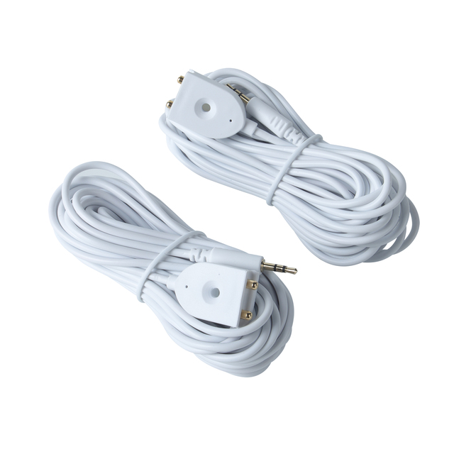 2pcs High Sensitive 2.5mm Jack 6 Meter Water Probe Sensor with Copper Plated with Gold Probe for Water Immerse Detection