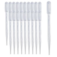 Pipettes compte-gouttes graduées en plastique jetables Pasteur pour le sous-emballage d'huile essentielle de parfum