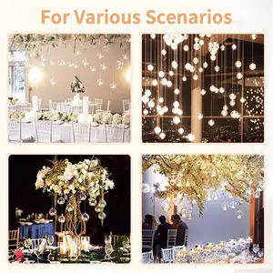 Wholesale Crystal Glass Taper Clear Gold Candlestick Candles Holder For Table Wedding Dinning And Party