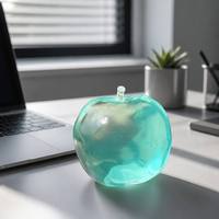 Nouveau design en gros : Jouet anti-stress en TPR souple, motif pomme verte Vaseline Maltose, pour enfants et adultes, soulagement de la fatigue