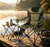 Chaise pliante d'extérieur moderne, portable, confortable, épaisse, durable, avec sac isotherme, pour jardin, parc, camping, pêche, plage, détente, voyage