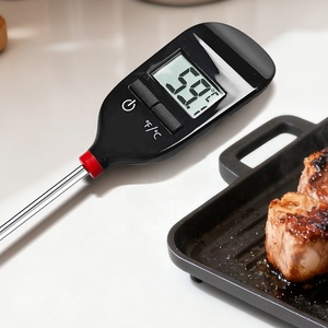 304 Edelstahl ABS-Kunststoff Stiftförmiges Digitales Lebensmittelthermometer LCD-Anzeige Alarm Batteriebetrieben für BBQ Fleisch Haushalt - Product Image 5