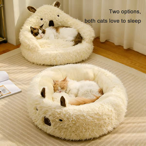 Cama para Mascotas de Felpa de Alta Calidad, Diseño Creativo de Alpaca, con Forro de Piel de León, Suave, Cómoda y Cálida para las Cuatro Estaciones, con Tapete Extraíble - Product Image 6