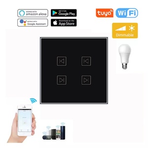 86 Interrupteur Mural Fenêtre Tuya Wifi Efficacité Energétique Plus Commutateur Relais Pour Maisons Intelligentes avec Double Rail Interrupteur Intelligent de Rideau Usine - Product Image 5