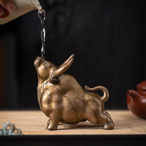 Wuyang violet sable vache air thé animal de compagnie décoration pièce Kung fu ensemble filtre <span class=keywords><strong>boutique</strong></span> peut nourrir jouer plateau a - Product Image 4