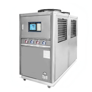 Refroidisseur d'eau industriel à spirale refroidi par air pour cuve de réaction, tambour rotatif, équipement de chauffage électrique et refroidissement chimique - Product Image 1