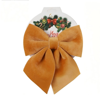 Accessoires de décoration de Noël en velours, grands nœuds décoratifs DIY pour fenêtre et sapin de Noël, accessoires de décoration de fêtes
