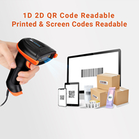 Lecteur de codes-barres QR 2D USB Tera filaire, certifié anti-poussière, antichoc, étanche IP65, ergonomique, Plug and Play, modèle D5100Y