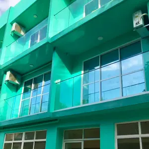 Balkon cam korkuluk için 2024 teras korkuluk modern tasarım alüminyum U kanal