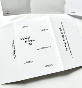 Emballage <span class=keywords><strong>de</strong></span> cartes personnalisable, cartes imprimées et manuscrites, discours <span class=keywords><strong>de</strong></span> mariage, cartes pliées - Product Image 4