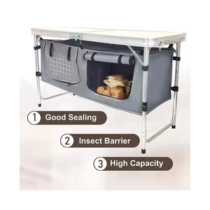 Armoire <span class=keywords><strong>de</strong></span> <span class=keywords><strong>camping</strong></span> en plein air Table <span class=keywords><strong>de</strong></span> <span class=keywords><strong>camping</strong></span> Armoire <span class=keywords><strong>de</strong></span> <span class=keywords><strong>cuisine</strong></span> Pique-nique Armoire <span class=keywords><strong>de</strong></span> <span class=keywords><strong>cuisine</strong></span> avec boîte <span class=keywords><strong>de</strong></span> rangement Armoire <span class=keywords><strong>de</strong></span> <span class=keywords><strong>cuisine</strong></span> pliante en aluminium - Product Image 1