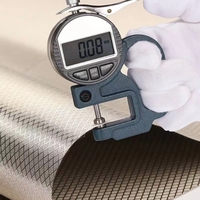 Tissu Faraday 5G anti-statique, imperméable, à motif écossais, en cuivre et nickel tissé, anti-ondes électromagnétiques, conducteur