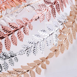 Moda occidental HOJA DE Metal <span class=keywords><strong>Bandeau</strong></span> Simple moda mujer nupcial bandas para el cabello corona creativa estilo diadema accesorios para el cabello - Product Image 4