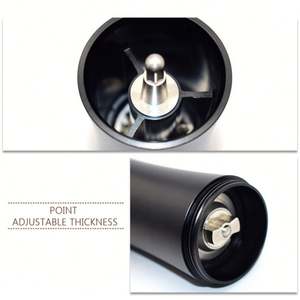 เครื่องบดกาแฟด้วยมือทำจากสแตนเลสและไม้ด้วยสแตนเลสเซรามิกสามารถบดเมล็ดกาแฟได้ง่าย - Product Image 4