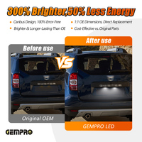 Feux de plaque d'immatriculation LED super lumineux Canbus Design pour Dacia Duster 2010~ Accessoires de voiture