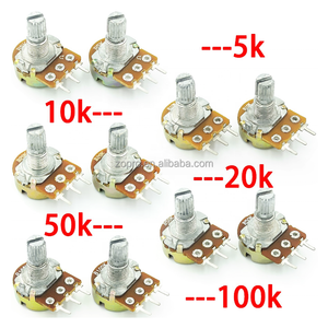 Potenziometro Singolo ZOPRO WH148 (Modello 0510258) con Manopola da 15mm B10K 5/10/20/50/100K <span class=keywords><strong>3</strong></span> Terminali per Dispositivi Elettronici - Product Image 2