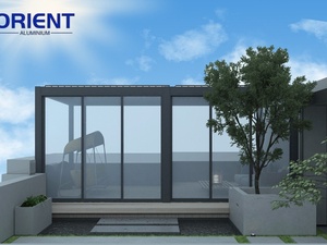 Pérgola de Techo con Aspersores de Aluminio Motorizados, Pérgola de Jardín con Protección Solar, Pérgola de Techo con Revestimiento de Aluminio Impermeable para Exteriores - Product Image 1