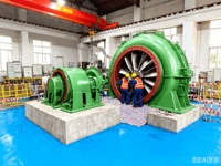 Generator Energi Bebas 150KW-2MV Turbin Pelton Hidro Sistem Roda Gila Baja untuk 50kw