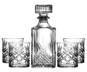Nuovissima bottiglia di vetro per liquori liquori modelli esplosivi superficie stampata dello schermo per bevande